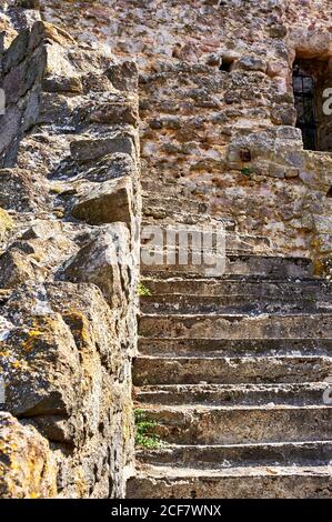 Blick auf Schloss Visegrad, Ungarn Stockfoto