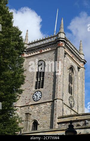 All Saints Parish Church, Castle Street, High Wycombe, Großbritannien Stockfoto