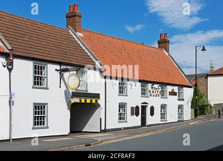 The White Hart Pub und Restaurant, Bridge Street, Brigg, North Lincolnshire, England Stockfoto