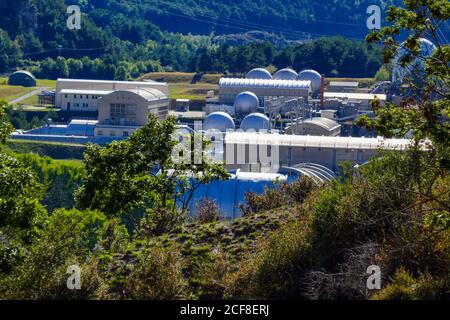 ONERA Windkanal-Forschungszentrum, Modane, Maurienne, Frankreich Stockfoto