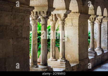 Kloster Saint Paul de Mausole in Saint Remy de Provence. Das Krankenhaus, in dem Vincent Van Gogh wohnte. Stockfoto