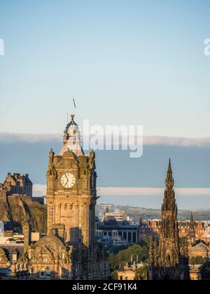 The Balmoral, Clock Tower, Hotel, Edinburgh, Schottland, Großbritannien. Stockfoto