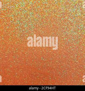 Vector Orange Shimmer Textur für Design und Dekoration. Stock Vektor