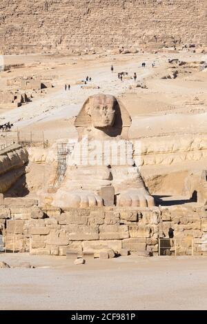 Sphinx, Gizeh, Kairo, Ägypten Stockfoto