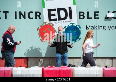 DATEI BILDER VOM 20 AUG 2020 Glasgow, Schottland, UK. September 2020. Die Polizei in Schottland verhaftete Sean Clerkin heute Morgen um 7.30 Uhr in seiner Wohnung in Barrhead. Er wurde zur Helen Street Police Station, Glasgow gebracht. WEITERE INFORMATIONEN FINDEN SIE UNTER. Quelle: Colin Fisher/Alamy Live News. Stockfoto