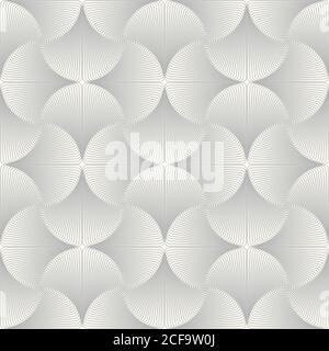 Abstrakter nahtloser Hintergrund im Opt Art Stil. Vektorgrafik. Stock Vektor