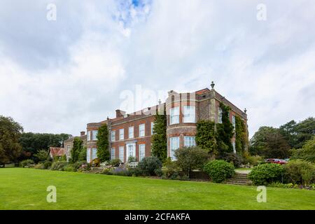 Das historische Landhaus Herrenhaus in Hinton Ampner, Bramdean, in der Nähe von Alresford, Hampshire, Südengland Stockfoto