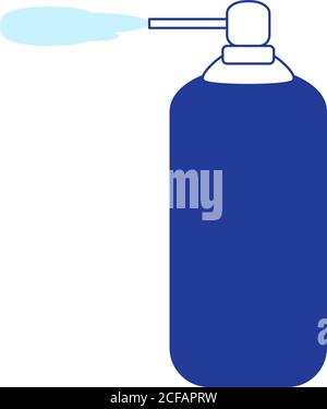 Antiseptisches Hygieneprodukt zur Händedesinfektion bei Coronavirus. Stock Vektor