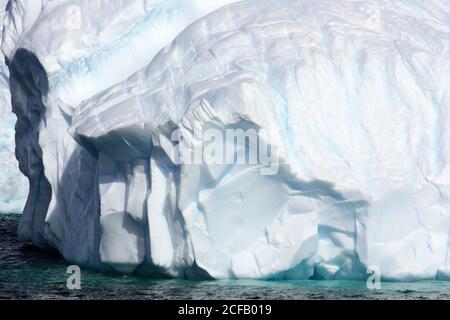 Tabellarische Eisberg in der Antarktis Stockfoto