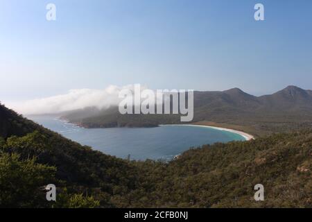 Wineglass Bay im Freycinet National Park, Tasmanien, Australien Stockfoto