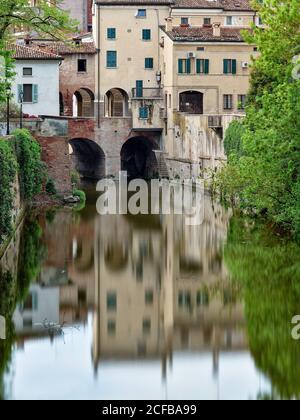 Il Rio di Mantova, Via Massari, Via Pescheria, Mantua (Mantua), Mantua Provinz, Lombardei, Italien, UNESCO Weltkulturerbe, Renaissance Stockfoto