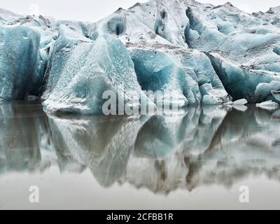 Sólheimajökull, Sólheimajökulsvegur, Vík í Mýrdal, Mýrdalur, Sudurland (Suðurland), Island Stockfoto