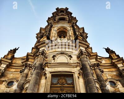 Katholische Hofkirche, Hofkirche, Schloßplatz, Schloßstraße, Dresden (Drježdźany, Drežďany) Landeshauptstadt Dresden, Freistaat Sachsen, Deutschland, Stockfoto