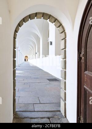 Dresdner Stallhof, Stallhof, Augustusstraße, Dresden (Drježdźany, Drežďany) Landeshauptstadt Dresden, Freistaat Sachsen, Deutschland, Elbtal, Stockfoto