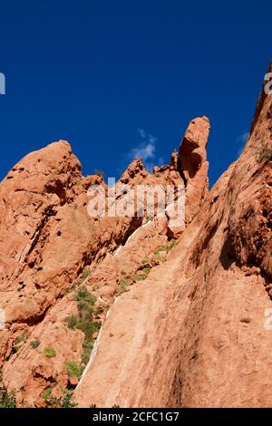 Garden of the Gods in Colorado Springs USA Felsformation Bergsteine Stockfoto