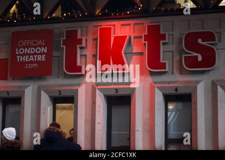 Offizielle London Theatre .Com T K T S tkts Stockfoto