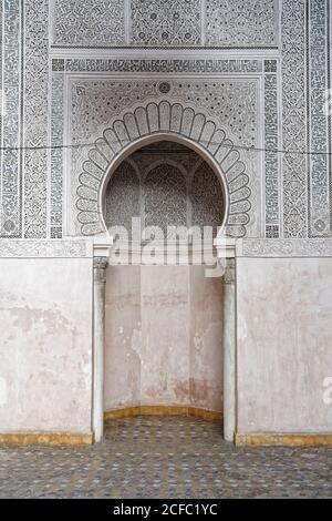 Al-Attarine Madrasa, Architektur, kreativ, dekorativ, Fes, Fes el Bali Medina, marokko, fes, Nordafrika Stockfoto