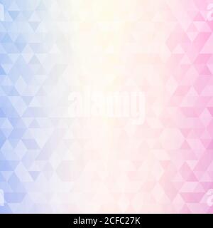 Bunte abstrakte geometrische Hintergrund mit dreieckigen Polygone - low poly. Vektorgrafik. Stock Vektor