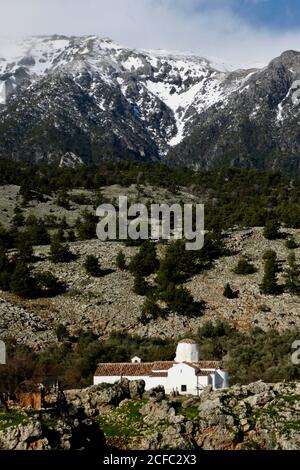 Kreta, griechische Inseln, Griechenland Firn Skitouren, Ägäis, Lefka Ori Massiv 'die Weißen Berge' Stockfoto