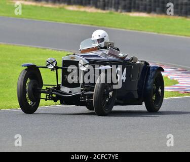 Hamish Monro, Frazer Nash Super Sports, Race for Frazer Nash/GN Cars, VSCC Formula Vintage, Mallory Park, Leicestershire, England, 23. August 2020. Stockfoto