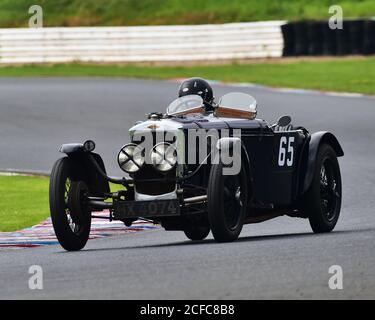Winston Teague, Frazer Nash Falcon, Race for Frazer Nash/GN Cars, Mallory Becher für Standard- und modifizierte Vorkriegs-Sportwagen, VSCC Formula Vintage, Mal Stockfoto