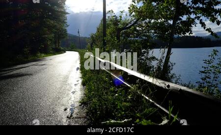 Cooper Lake 29. Juni 2020. Cooper Lake ist ein Trinkwasserreservoir für die Stadt Kingston Stockfoto
