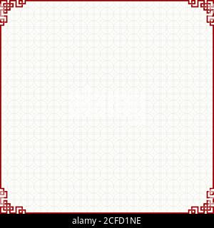 Traditioneller Chinesischer Hintergrund, White Page Stock Vektor