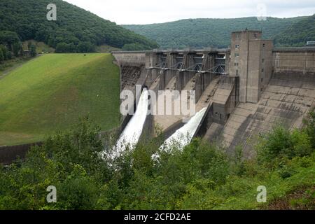 Kinzua Dam Power Station, Warren County, Allegheny National Forest, Pennsylvania, USA Stockfoto