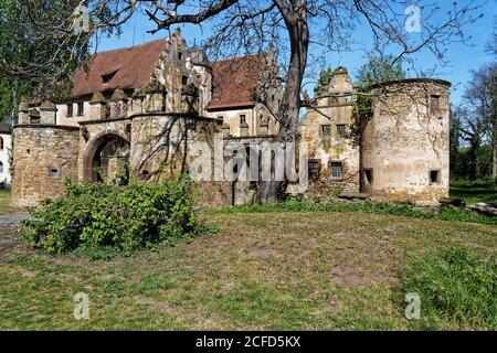 Schloss Schwebheim, Landkreis Schweinfurt, Unterfranken, Franken, Bayern, Deutschland Stockfoto