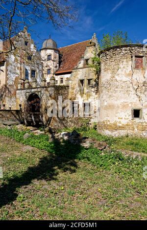 Schloss Schwebheim, Landkreis Schweinfurt, Unterfranken, Franken, Bayern, Deutschland Stockfoto