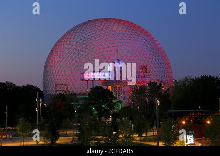 Biosphere Montreal, Umweltmuseum, Montreal, Provinz Quebec, Kanada Stockfoto