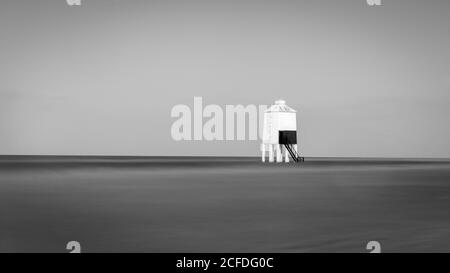 Burnham-on-Sea Wooden Lighthouse Stockfoto