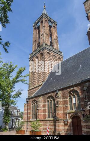 Historische reformierte Kirche im Zentrum von Loenen, Niederlande Stockfoto
