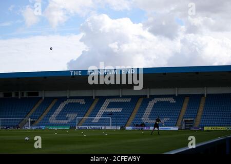 GILLINGHAM, ENGLAND. 5. SEPTEMBER 2020 EINE allgemeine Ansicht des Stadions während des Carabao Cup Spiels zwischen Gillingham und Southend United im MEMS Priestfield Stadium, Gillingham. (Kredit: Tom West - MI News) Kredit: MI Nachrichten & Sport /Alamy Live Nachrichten Stockfoto