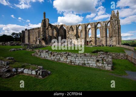 Bolton Abbbey in den Yorkshire Dales Stockfoto