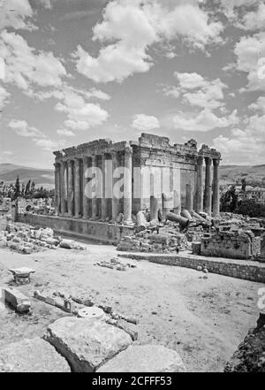 Baalbek. Tempel von Bacchus Ca. 1900 Stockfoto