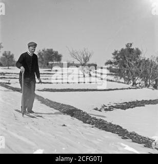 Jerusalem im Schnee. Ca. 1921 1921 Stockfoto