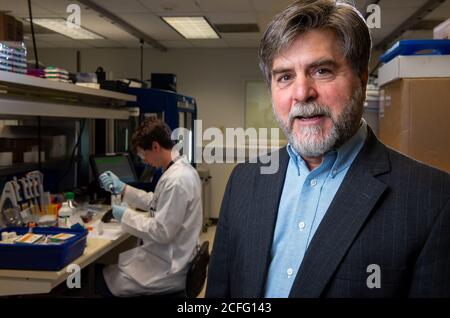 Dr. Seth Crosby, MD, Director of Science Collaborations am McDonnell Genome Institute der Washington University in St. Louis. Stockfoto