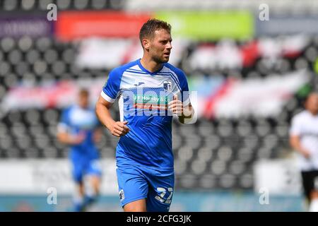 DERBY, ENGLAND. 5. SEPTEMBER Jack Hindle of Barrow während des Carabao Cup-Spiels zwischen Derby County und Barrow im Pride Park, Derby (Kredit: Jon Hobley - MI News) Kredit: MI News & Sport /Alamy Live News Stockfoto