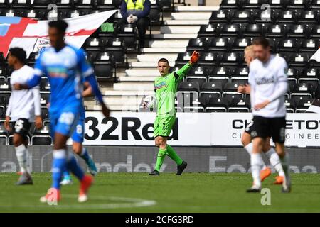 DERBY, ENGLAND. 5. SEPTEMBER Joel Dixon von Barrow während des Carabao Cup-Spiels zwischen Derby County und Barrow im Pride Park, Derby (Kredit: Jon Hobley - MI News) Kredit: MI News & Sport /Alamy Live News Stockfoto