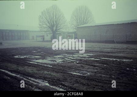 Französische Kaserne, Offenburg, 1980, Westdeutschland. Stockfoto