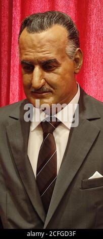 Gamal Abdel Nasser Vox Puppe Stockfoto