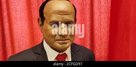 Abdel Fattah el-Sisi Vox Figur Stockfoto