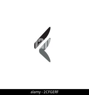 Buchstabe F Logo / Icon Design Stock Vektor