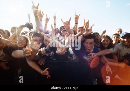 Reading Festival 2002, Reading , Berkshire, England, Vereinigtes Königreich. Stockfoto