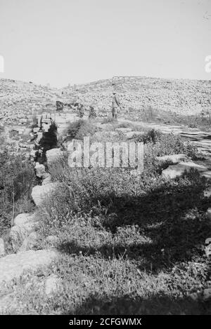 Bildunterschrift: Jerash - Ort: Gerasa Jordanien ca. 1898-1946 Stockfoto