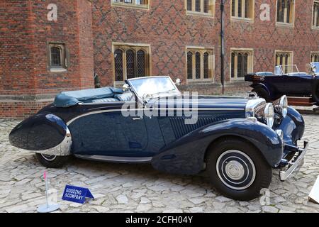 Bentley 4.25 Liter Cabriolet (1939) verkauft zu £517,500. Gooding Classic Car Auction, 5. September 2020. Hampton Court Palace, London, Großbritannien, Europa Stockfoto
