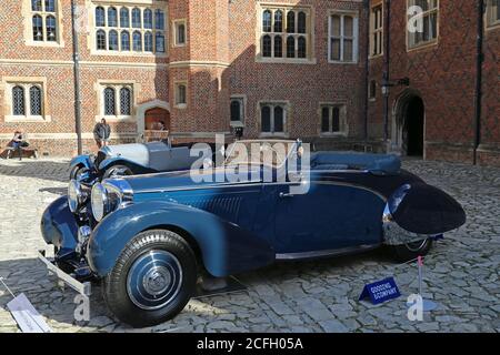 Bentley 4.25 Liter Cabriolet (1939) verkauft zu £517,500. Gooding Classic Car Auction, 5. September 2020. Hampton Court Palace, London, Großbritannien, Europa Stockfoto