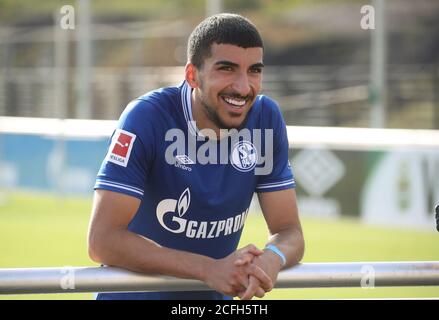 Schalke, Deutschland. 5. Sep, 2020. firo: 05.09.2020 Fuvuball: Fußball: Bundesliga-Testspiel FC Schalke 04 - VfL Bochum NASSIM BOUJELLAB, Portrait, Interview Quelle: dpa/Alamy Live News Stockfoto