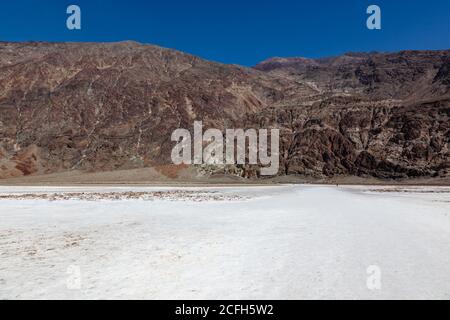 Death Valley ist ein Wüstental im Osten Kaliforniens, in der nördlichen Mojave Wüste, die an die Great Basin Wüste grenzt. Es ist einer der heißesten Orte Stockfoto